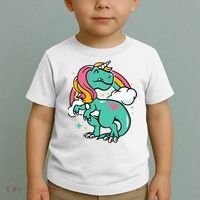 Majestic Unicornasaurus T Rex Unicorn Boy Girl Dinosaur Toddler T-Shirt thumb 2