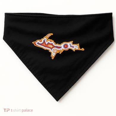 Michigan U.P. Upper Peninsula Agate Collector USA-Made Doggie Bandana