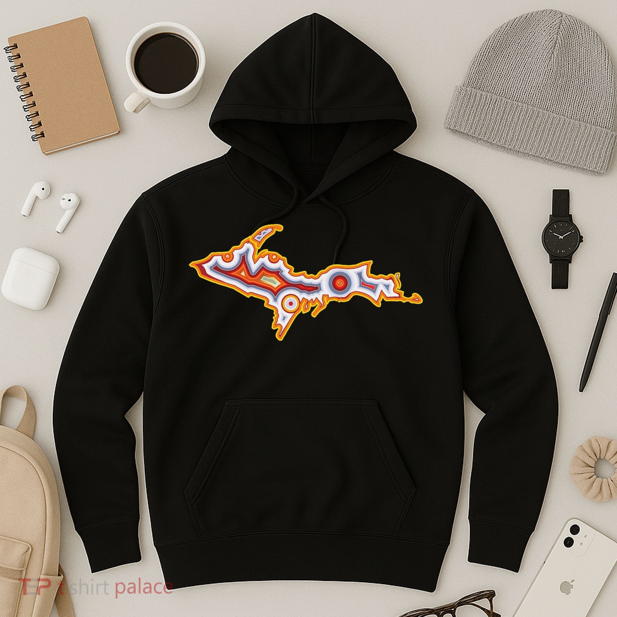 Michigan U.P. Upper Peninsula Agate Collector Hoodie