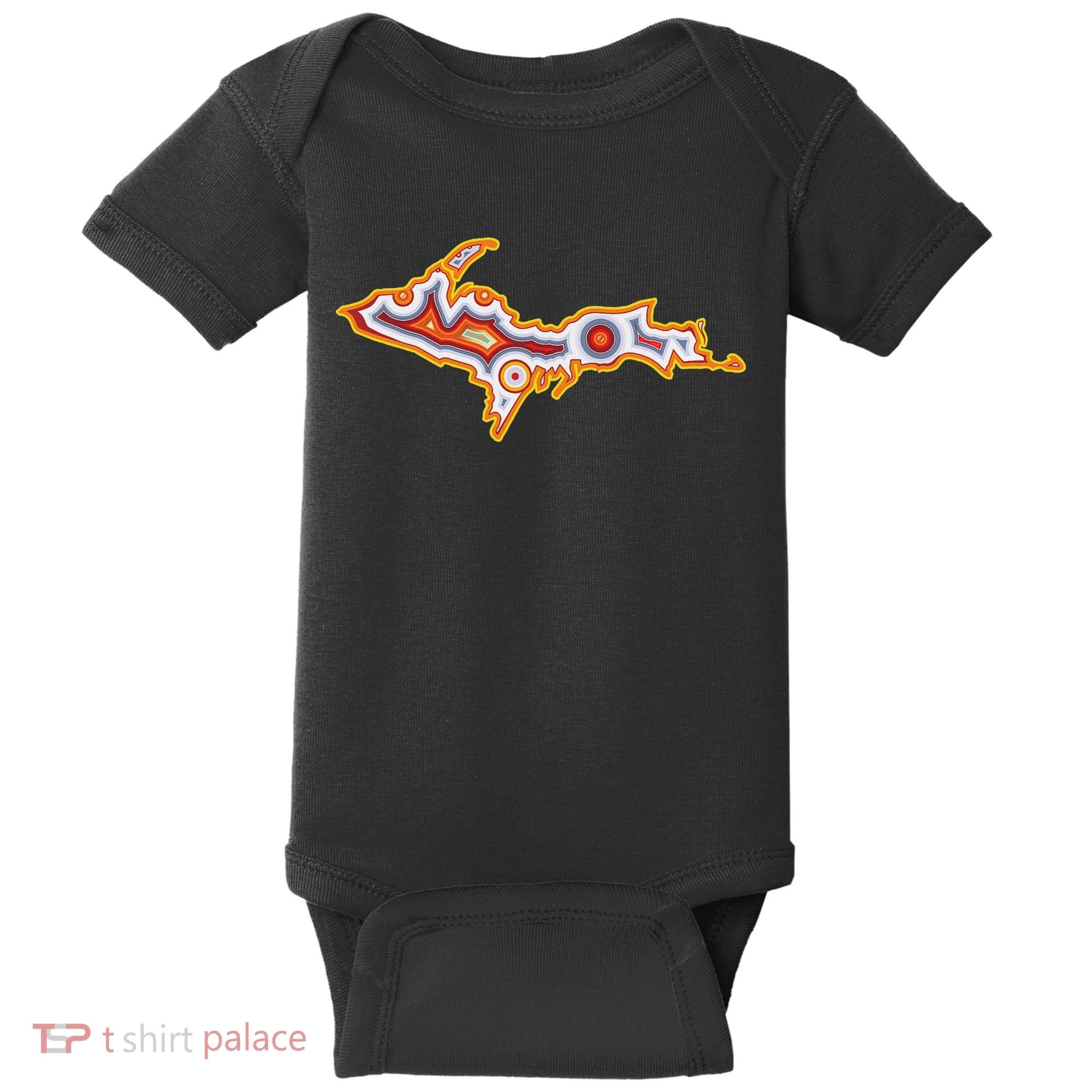 Michigan U.P. Upper Peninsula Agate Collector Baby Bodysuit