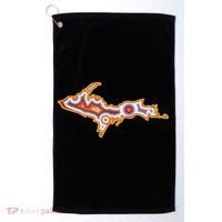 Michigan U.P. Upper Peninsula Agate Collector Golf Towel thumb 0