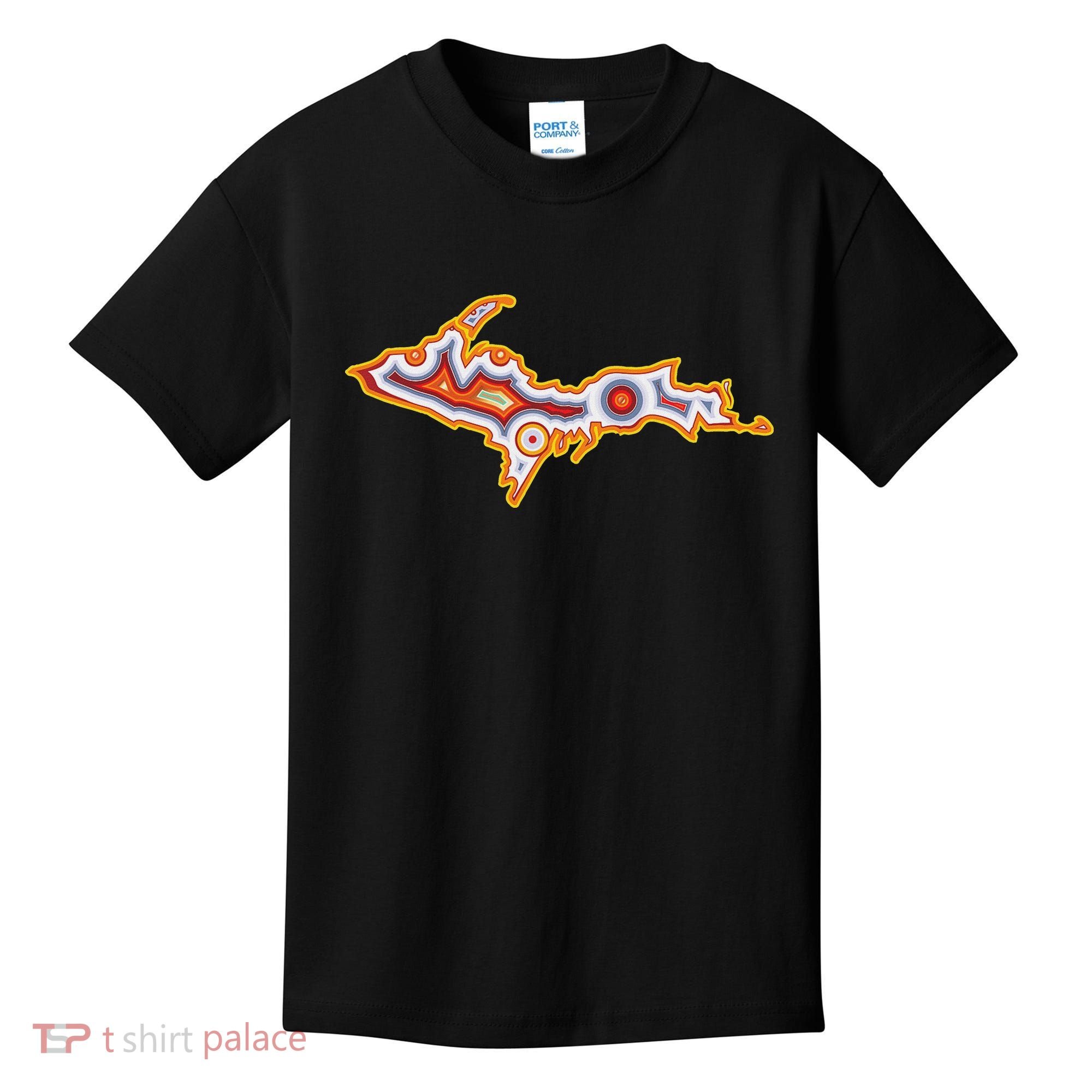 Michigan U.P. Upper Peninsula Agate Collector Kids T-Shirt
