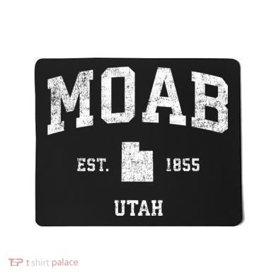 Moab Utah Ut Vintage Sports Mousepad