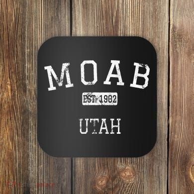 Moab Utah UT Vintage Coaster