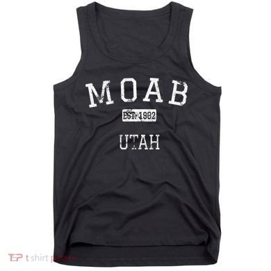 Moab Utah UT Vintage Tank Top