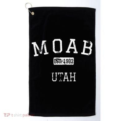 Moab Utah UT Vintage Golf Towel