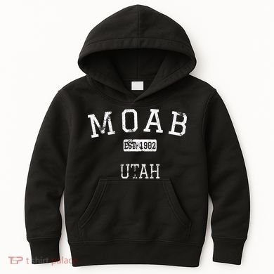 Moab Utah UT Vintage Kids Hoodie