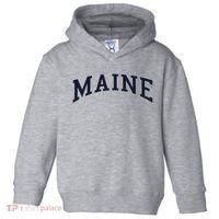 Maine Usa Varsity Style Toddler Hoodie thumb 0