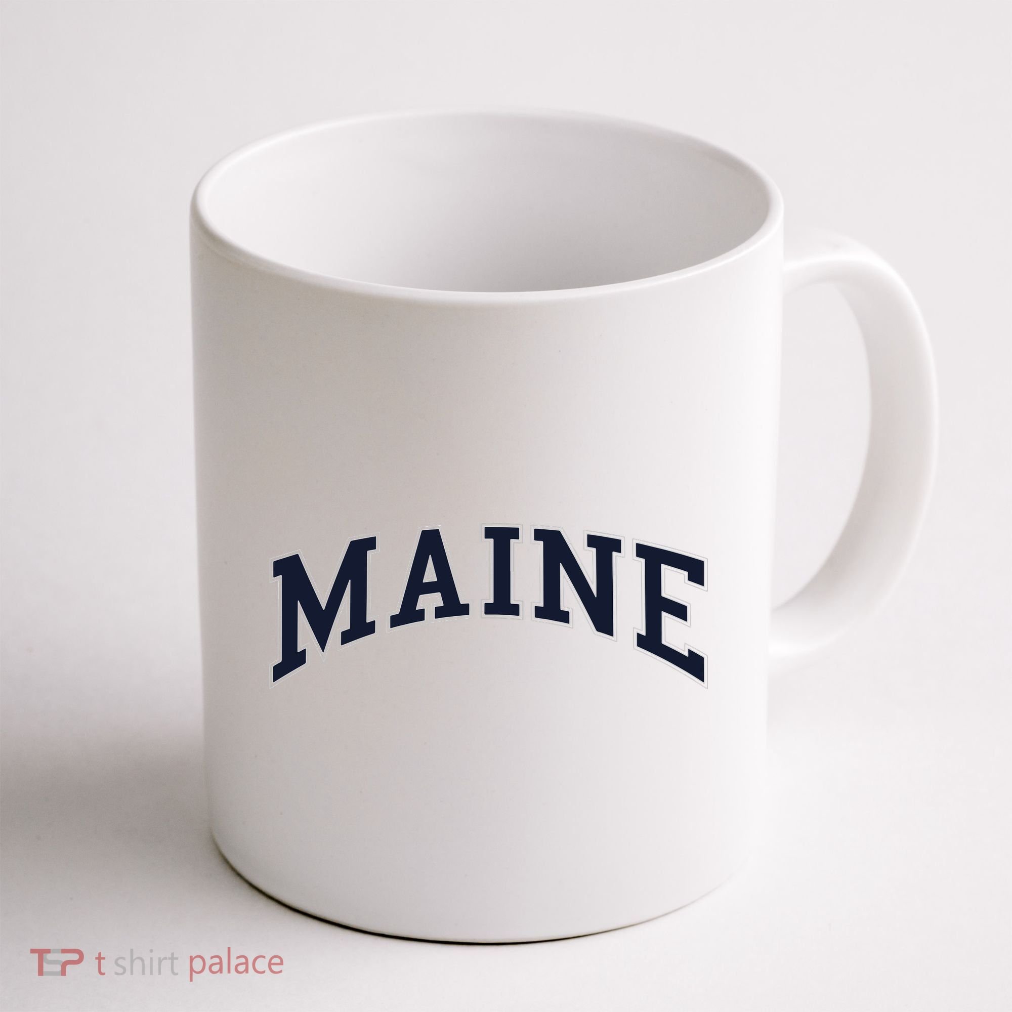 Maine Usa Varsity Style Coffee Mug