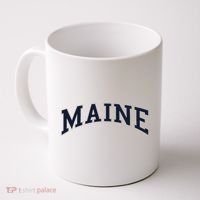 Maine Usa Varsity Style Coffee Mug thumb 0
