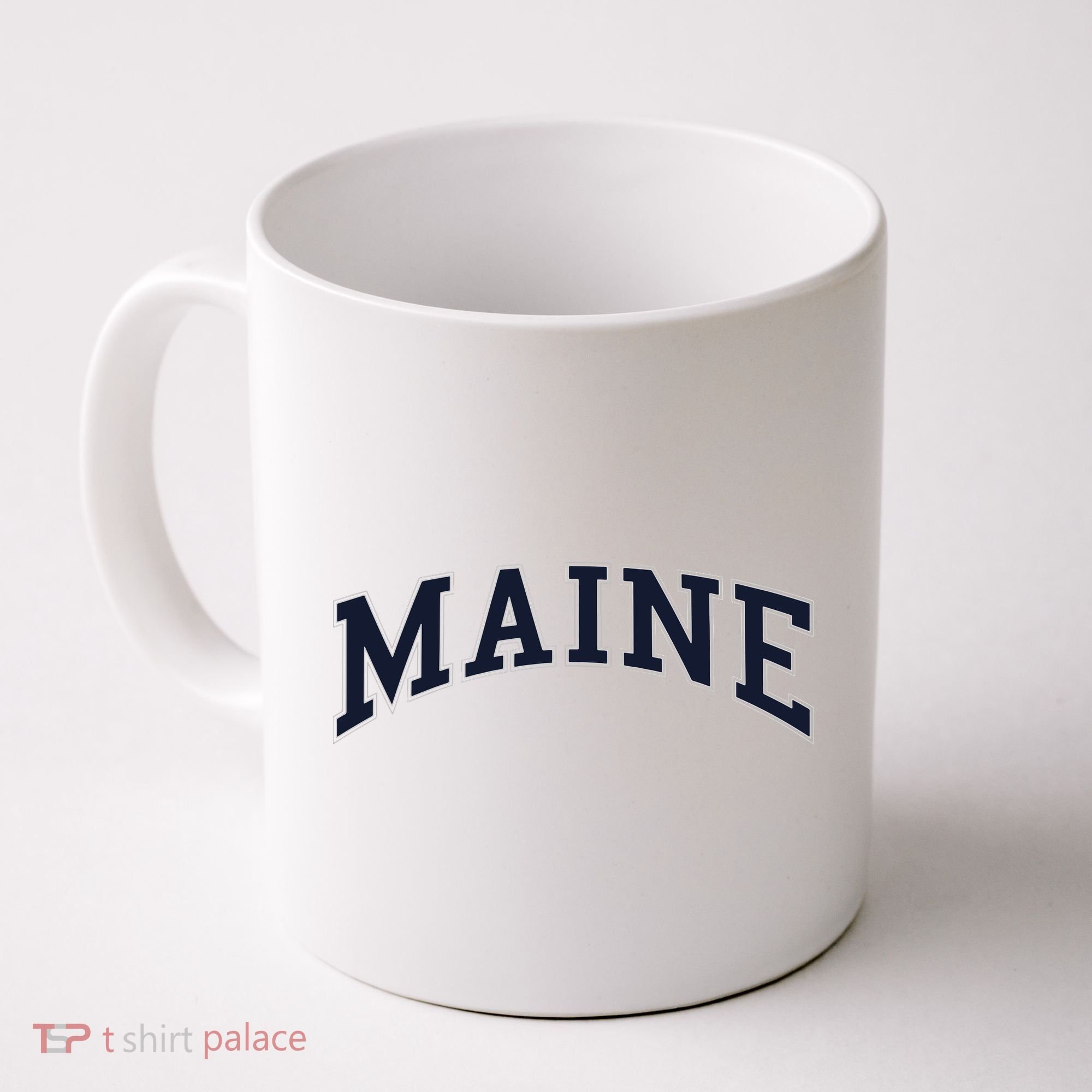 Maine Usa Varsity Style Coffee Mug