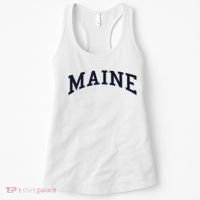 Maine Usa Varsity Style Women's Tank Top thumb 0
