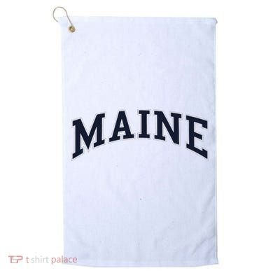 Maine Usa Varsity Style Golf Towel