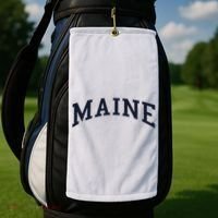Maine Usa Varsity Style Golf Towel thumb 2