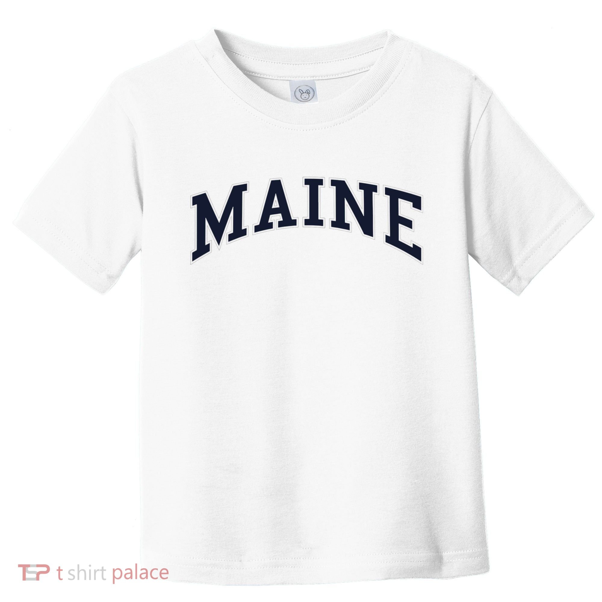 Maine Usa Varsity Style Toddler T-Shirt