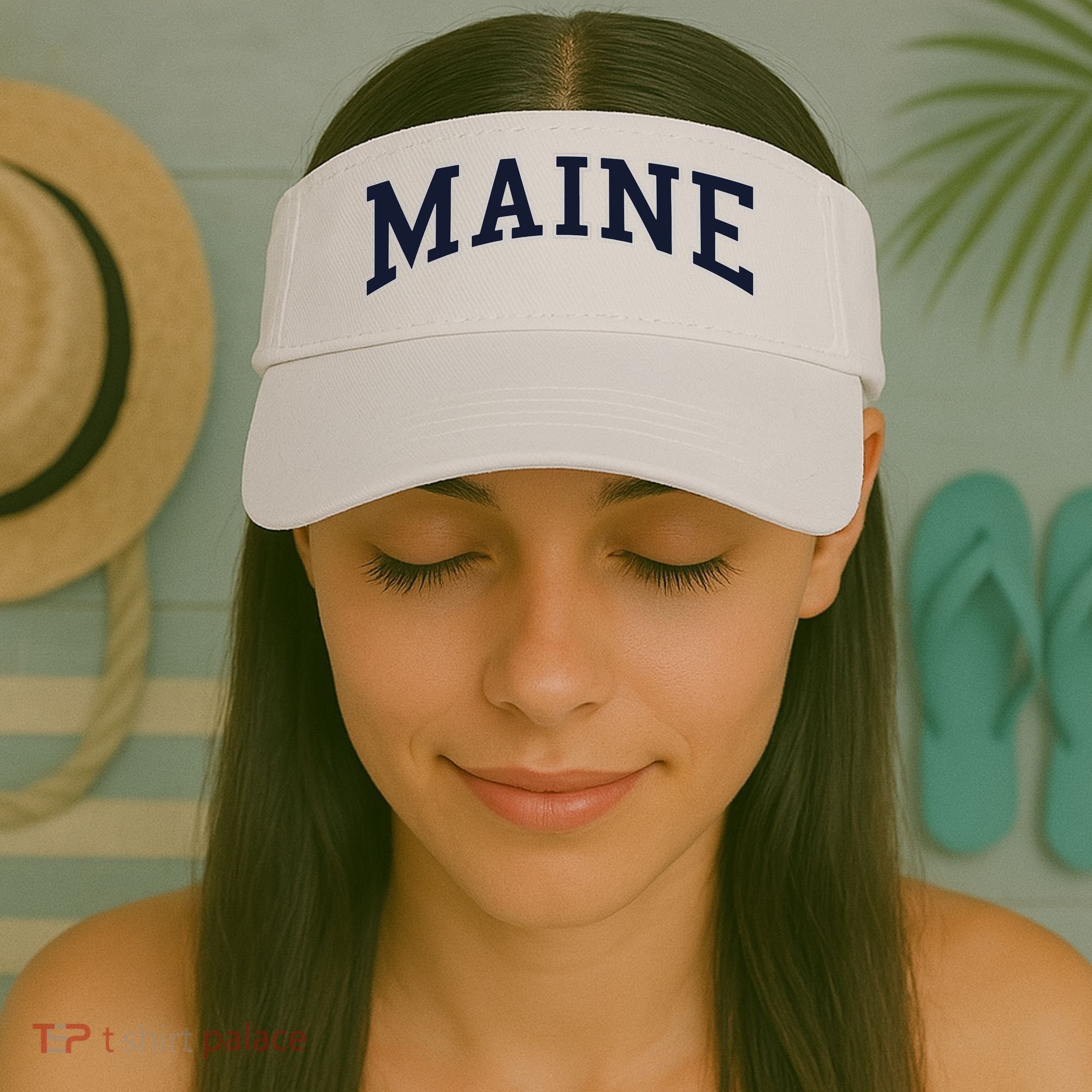 Maine Usa Varsity Style Visor