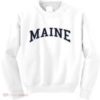 Maine Usa Varsity Style Kids Sweatshirt thumb 0