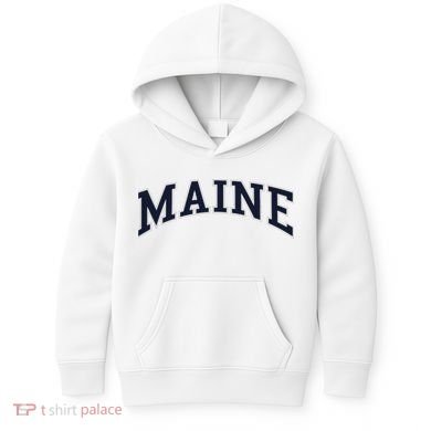 Maine Usa Varsity Style Kids Hoodie