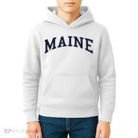 Maine Usa Varsity Style Kids Hoodie thumb 4