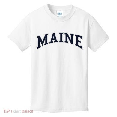 Maine Usa Varsity Style Kids T-Shirt