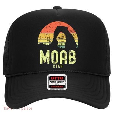 Moab Utah Vintage Sunset Arches Adventure Outdoors Meaningful Hat