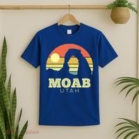 Moab Utah Vintage Sunset Arches Adventure Outdoors Meaningful Gift T-Shirt thumb 2