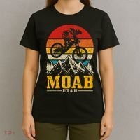 Moab Utah Vintage Mountain Bike Mtb Downhill Usa T-Shirt thumb 4