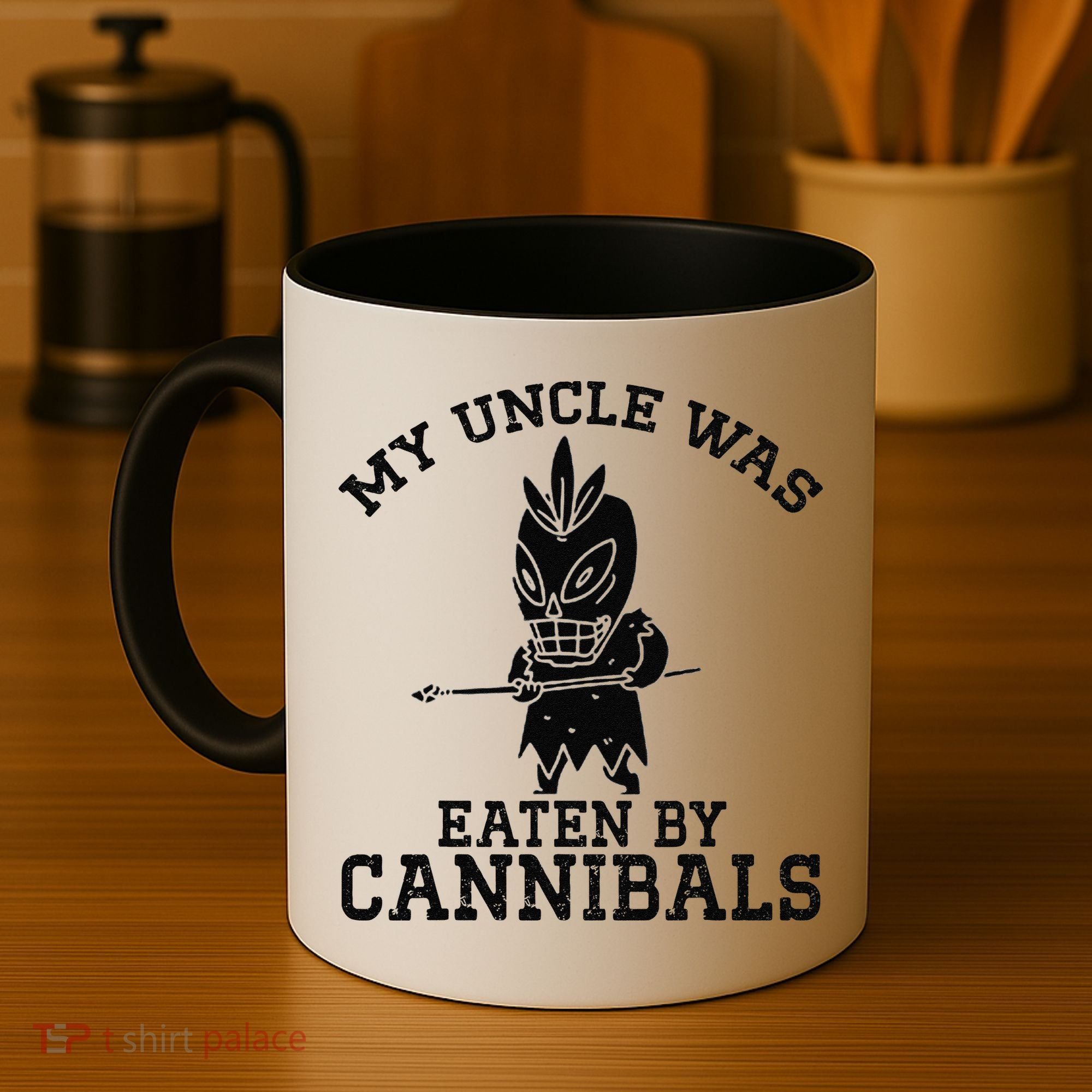 My Uncle Was Eaten By Cannibals Funny Biden Coffee Mug