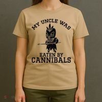 My Uncle Was Eaten By Cannibals Funny Biden T-Shirt thumb 4