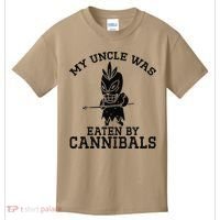 My Uncle Was Eaten By Cannibals Funny Biden Kids T-Shirt thumb 0