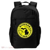 Michigan USA Yellow Logo Backpack thumb 0
