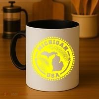 Michigan USA Yellow Logo Coffee Mug thumb 4