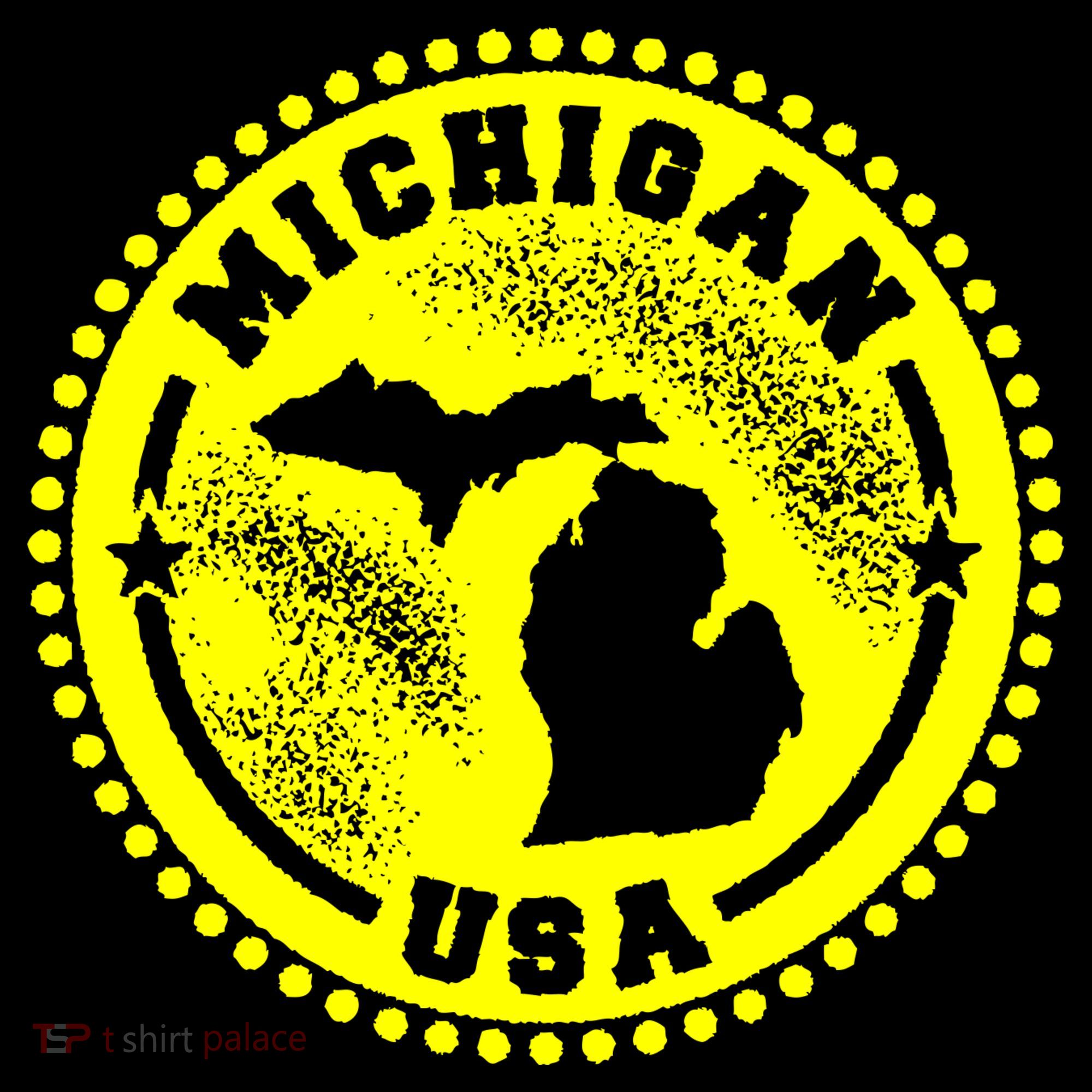 Michigan USA Yellow Logo Coffee Mug