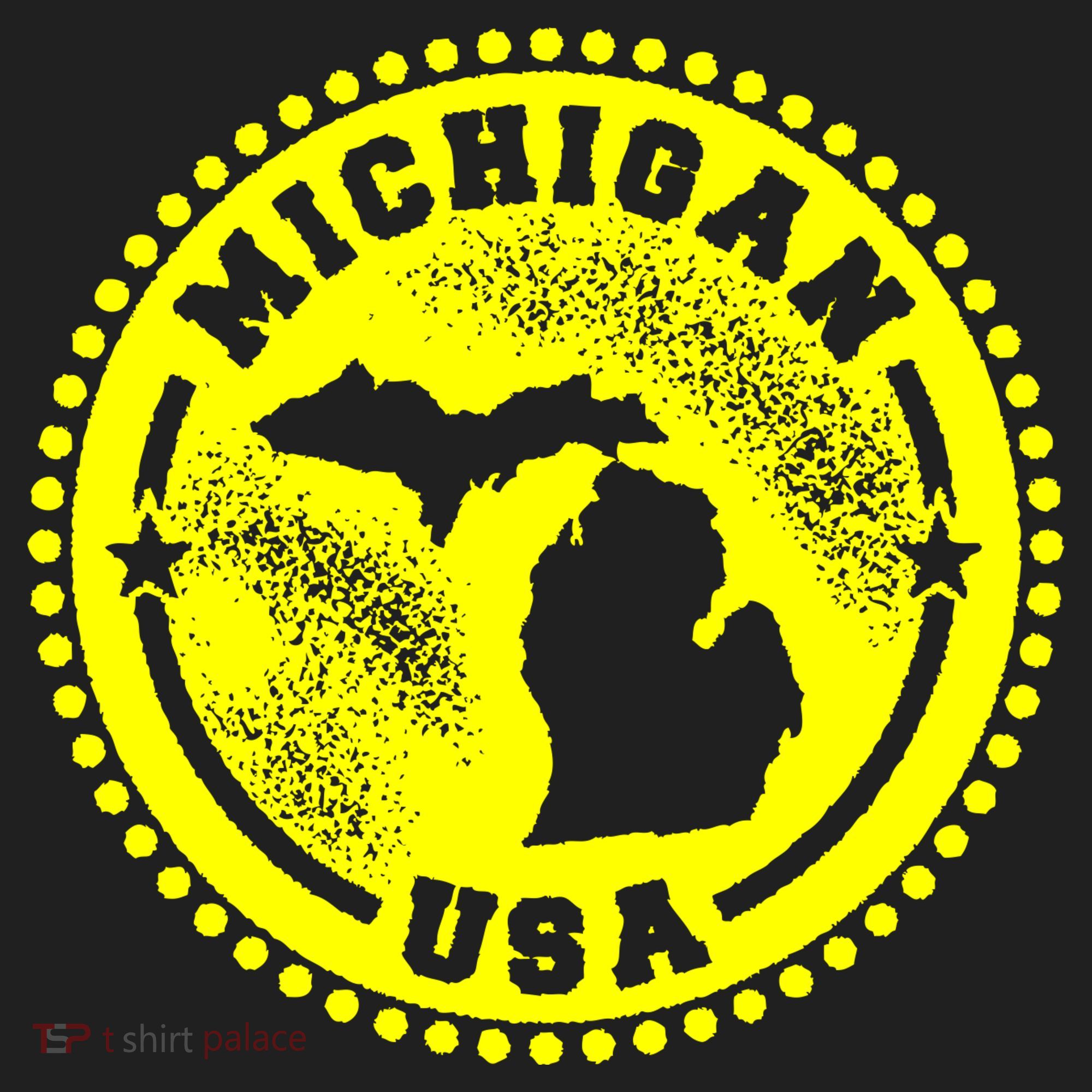 Michigan USA Yellow Logo Tumbler