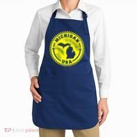 Michigan USA Yellow Logo Apron thumb 2