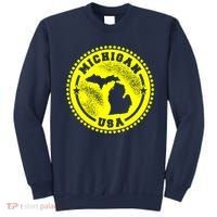 Michigan USA Yellow Logo Sweatshirt thumb 0