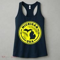 Michigan USA Yellow Logo Women's Tank Top thumb 3