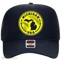 Michigan USA Yellow Logo Hat thumb 0