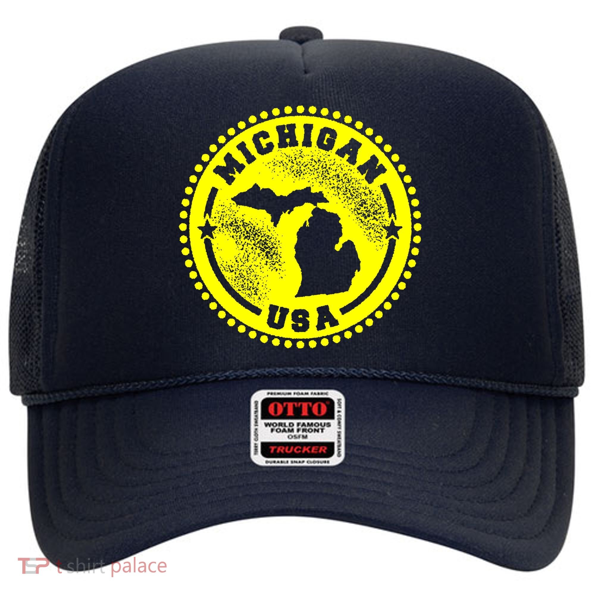 Michigan USA Yellow Logo Hat