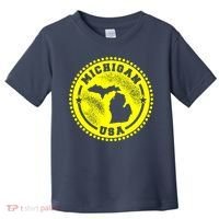 Michigan USA Yellow Logo Toddler T-Shirt thumb 0