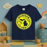 Michigan USA Yellow Logo Toddler T-Shirt thumb 3