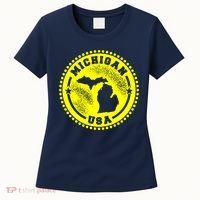 Michigan USA Yellow Logo Women's T-Shirt thumb 0
