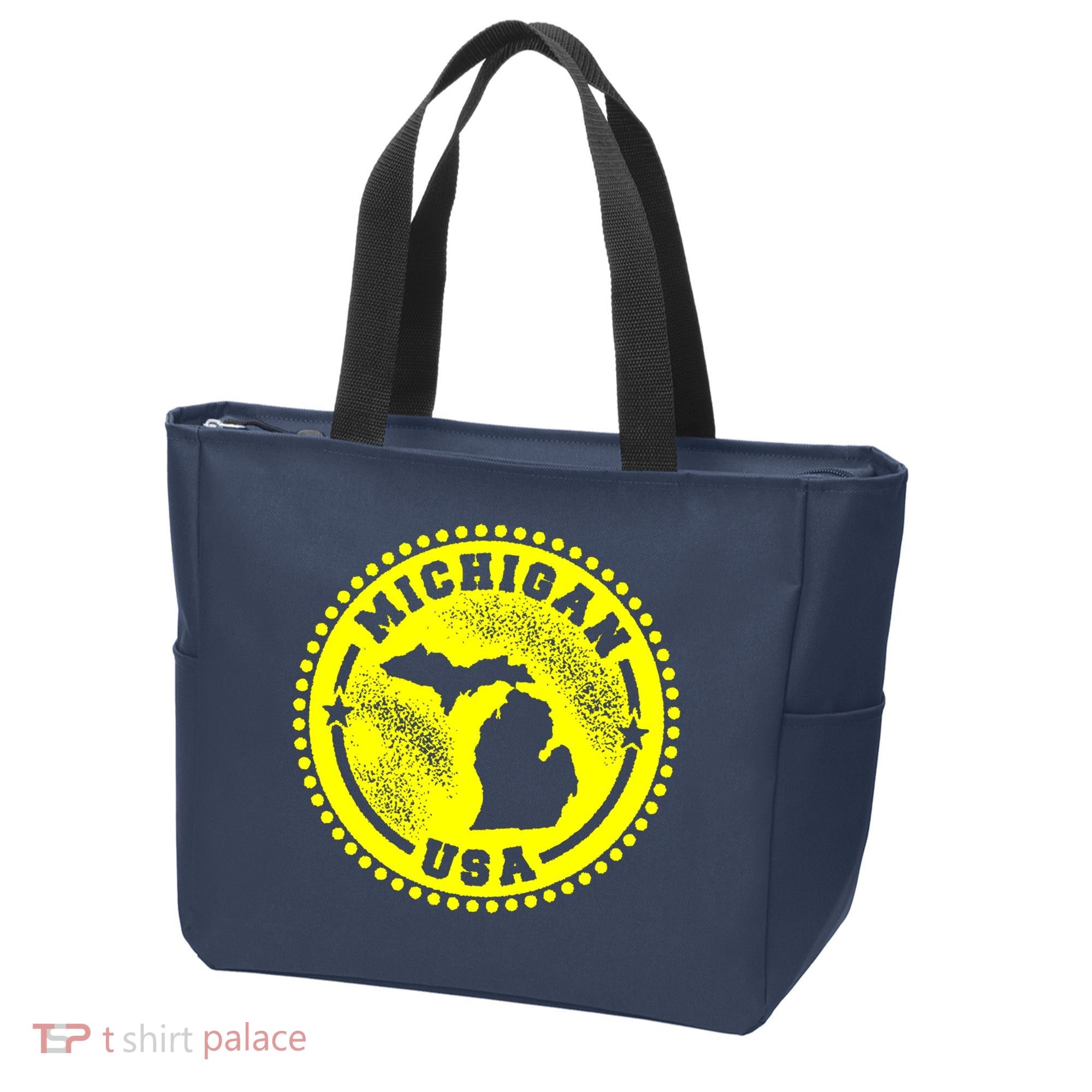 Michigan USA Yellow Logo Tote Bag