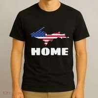 Michigan Up Yooper Upper Peninsula Home Usa Flag Patriotic T-Shirt thumb 3