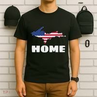 Michigan Up Yooper Upper Peninsula Home Usa Flag Patriotic T-Shirt thumb 6
