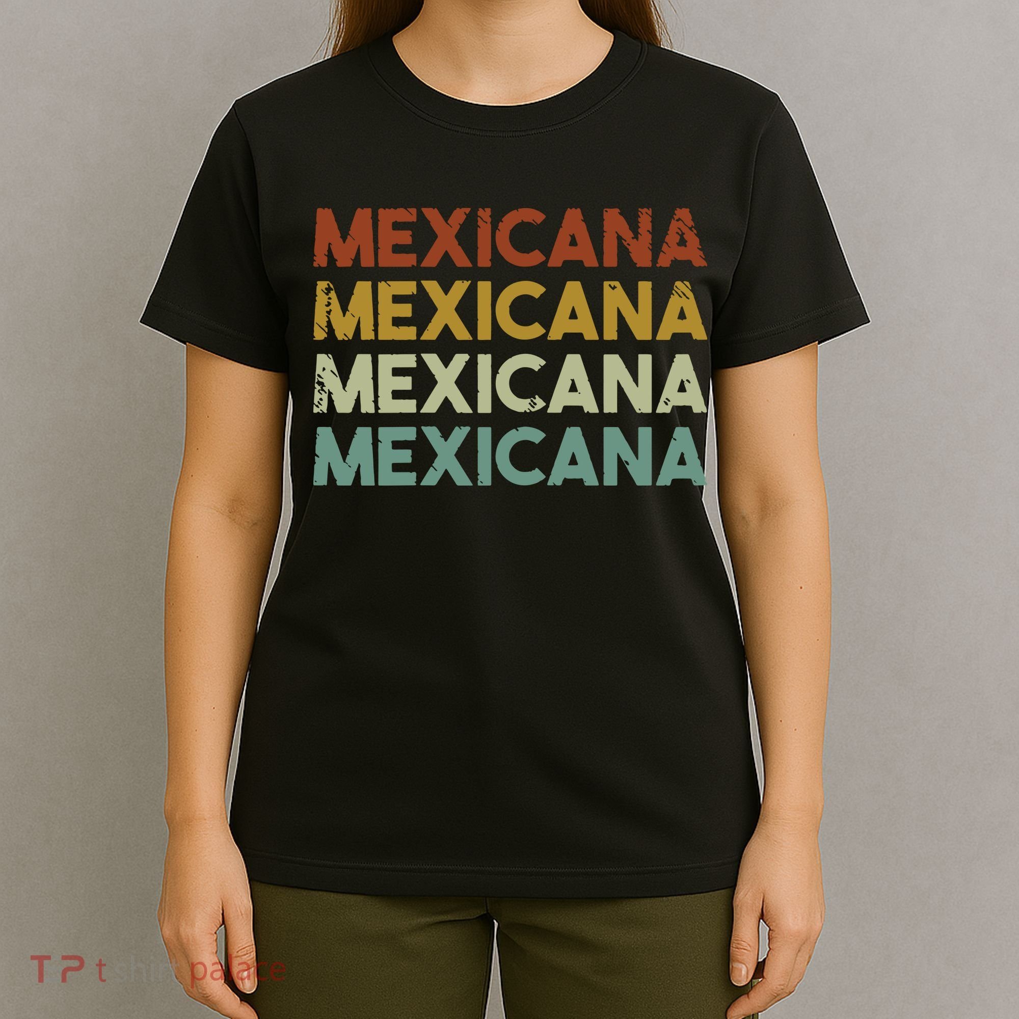 Mexicana Vintage 80s Style Cute Latina Pride T-Shirt
