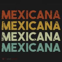 Mexicana Vintage 80s Style Cute Latina Pride T-Shirt thumb 7