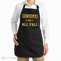 Michigan vs All Y'all  Everyone  Apron thumb 2