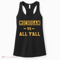 Michigan vs All Y'all  Everyone  Women's Tank Top thumb 0