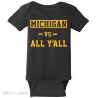Michigan vs All Y'all  Everyone  Baby Bodysuit thumb 0
